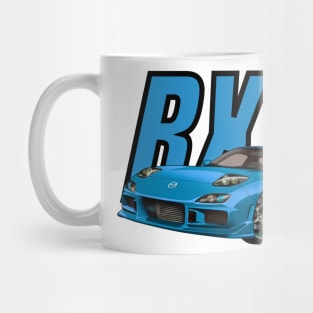 RX7 FD BLUE Mug